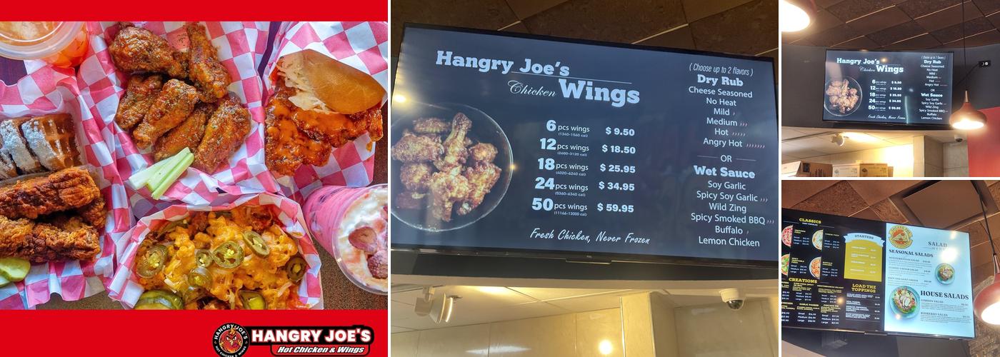 Hangry Joe's Hot Chicken & Wings Menu