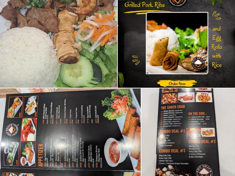Pho Shack Menu