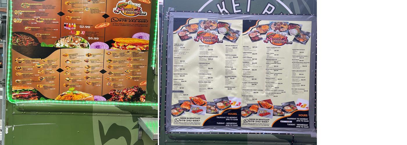 LocoMonchies To Go Menu