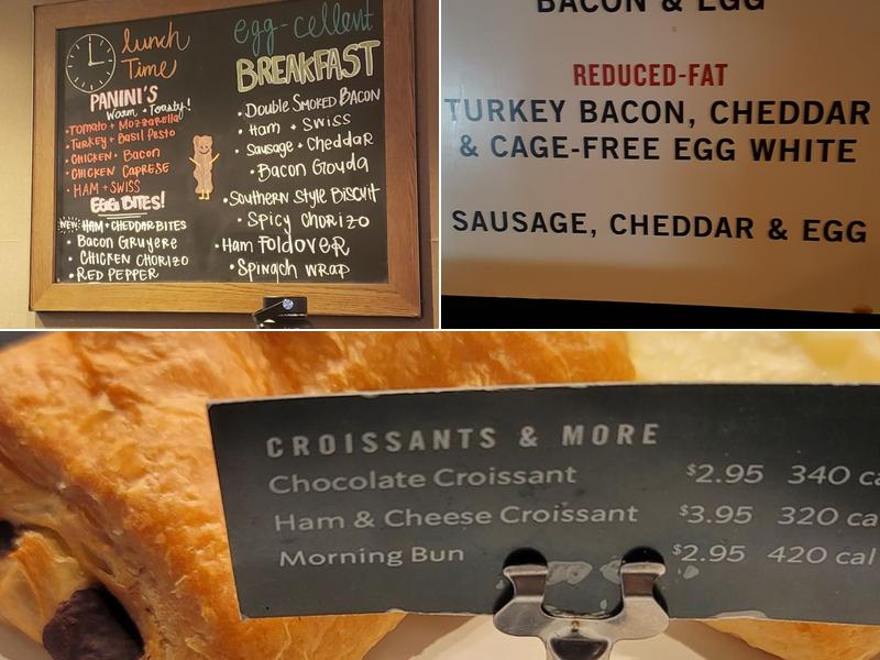 Starbucks Menu