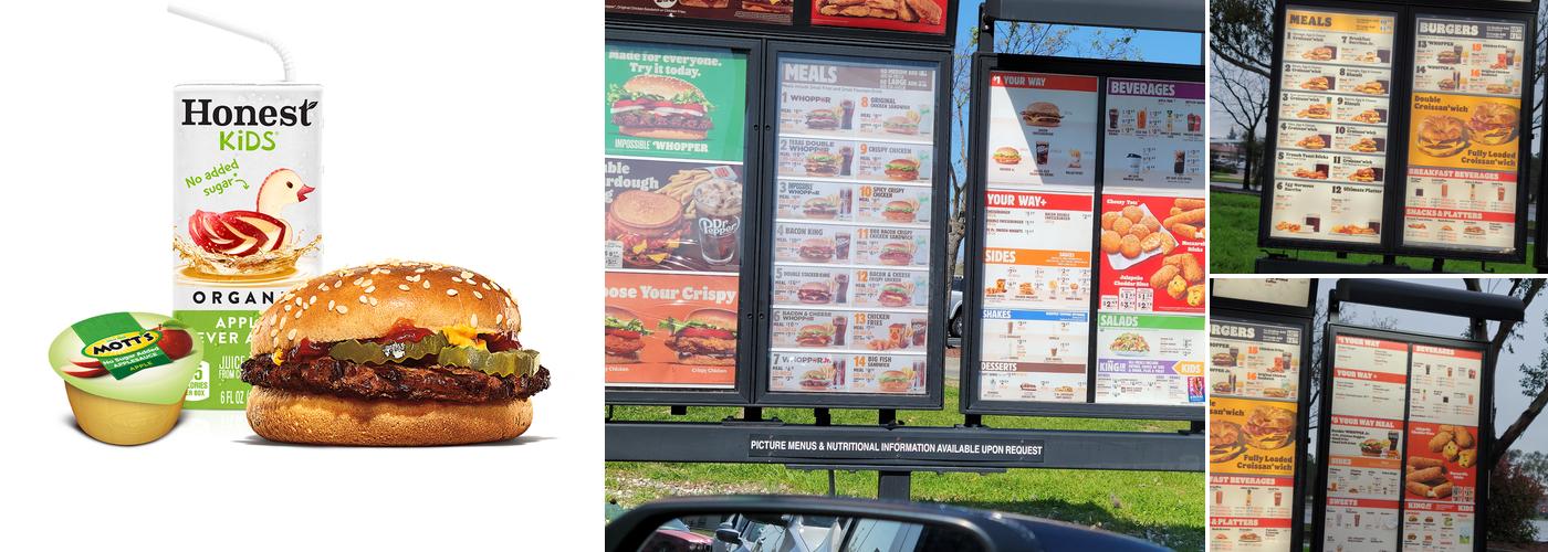 Burger King Menu
