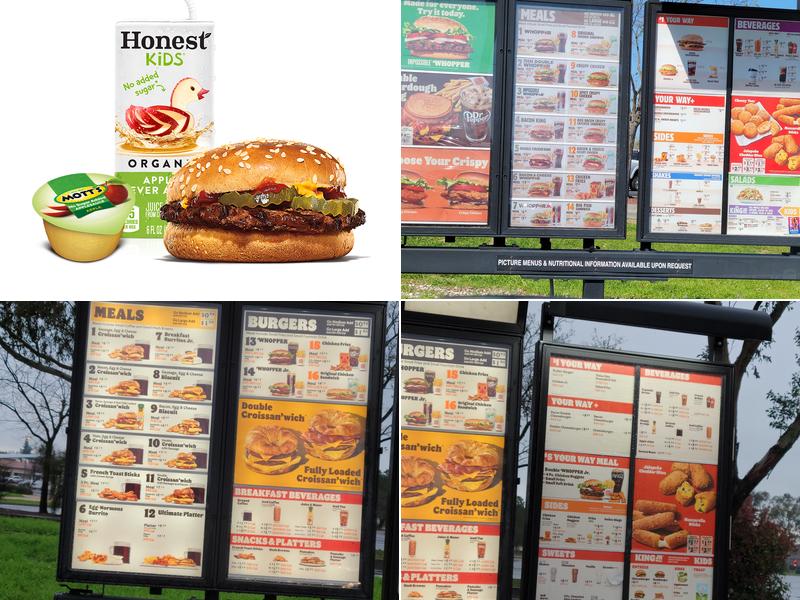 Burger King Menu