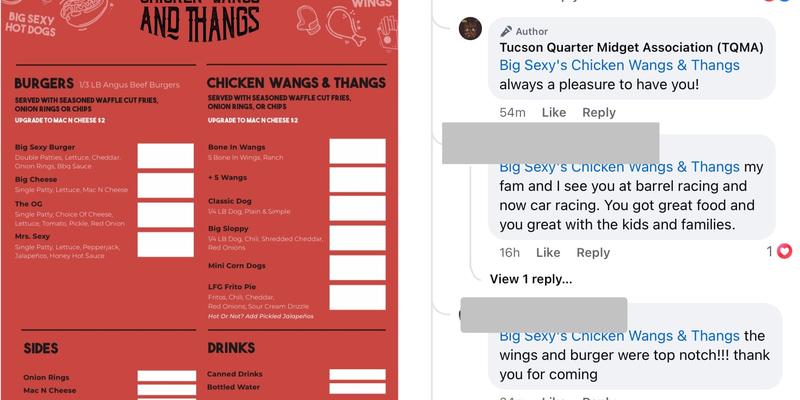 Big Sexy's Chicken Wangs and Thangs Menu