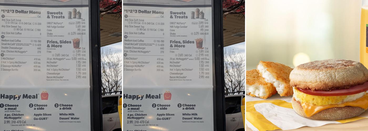 McDonald's Menu