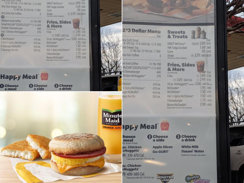 McDonald's Menu