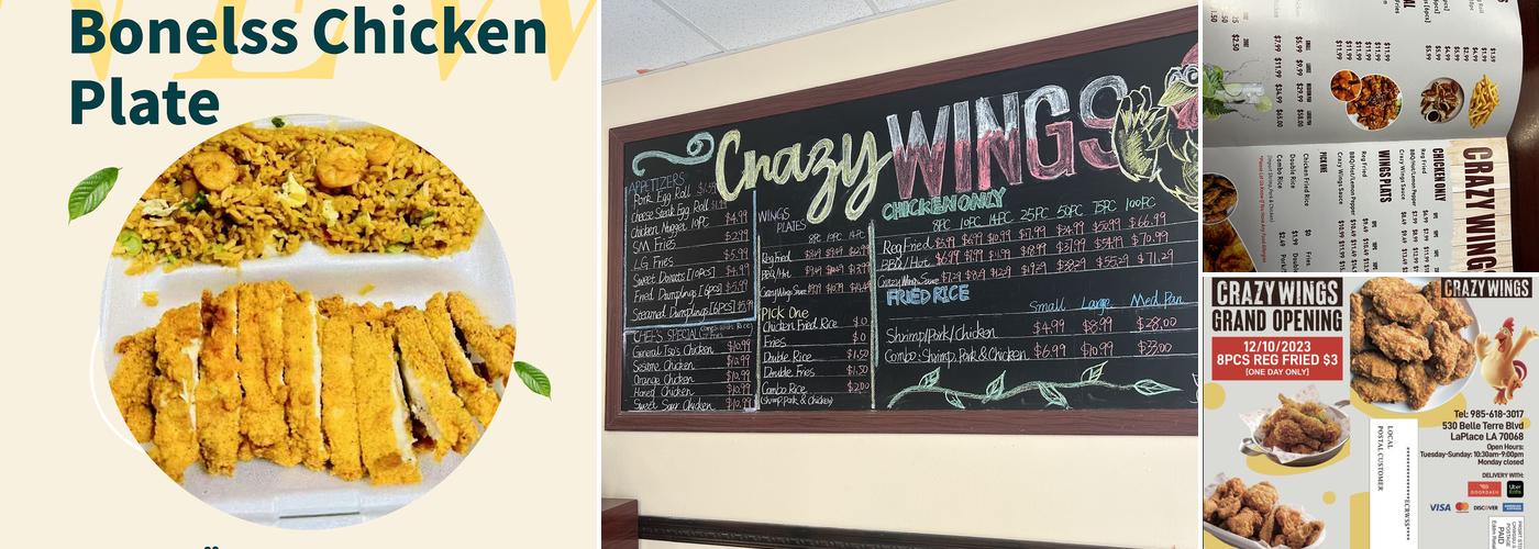 Crazy Wings Menu
