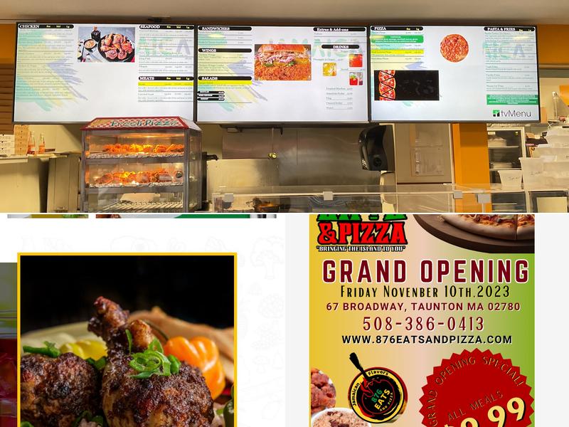 876Eats & Pizza Menu