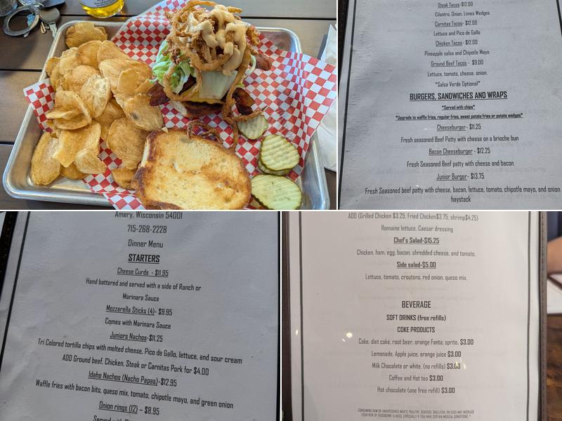 Junior's Kitchen Menu