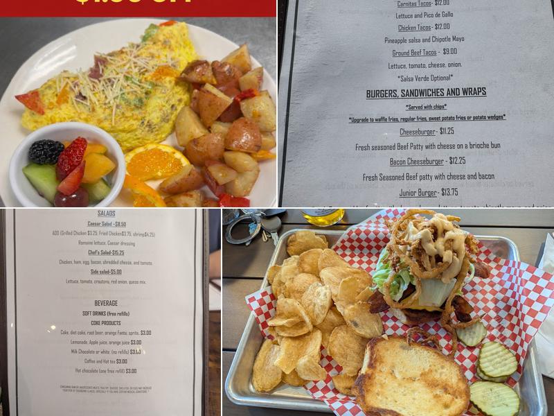 Junior's Kitchen Menu