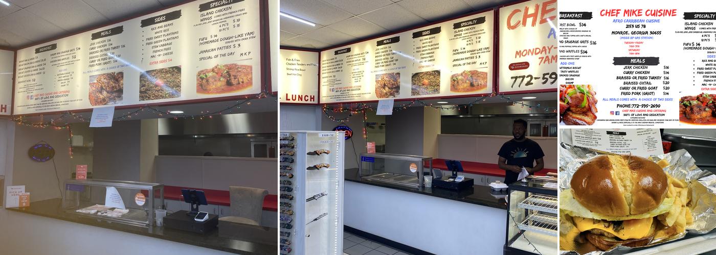 Chef Mike Cuisine Menu