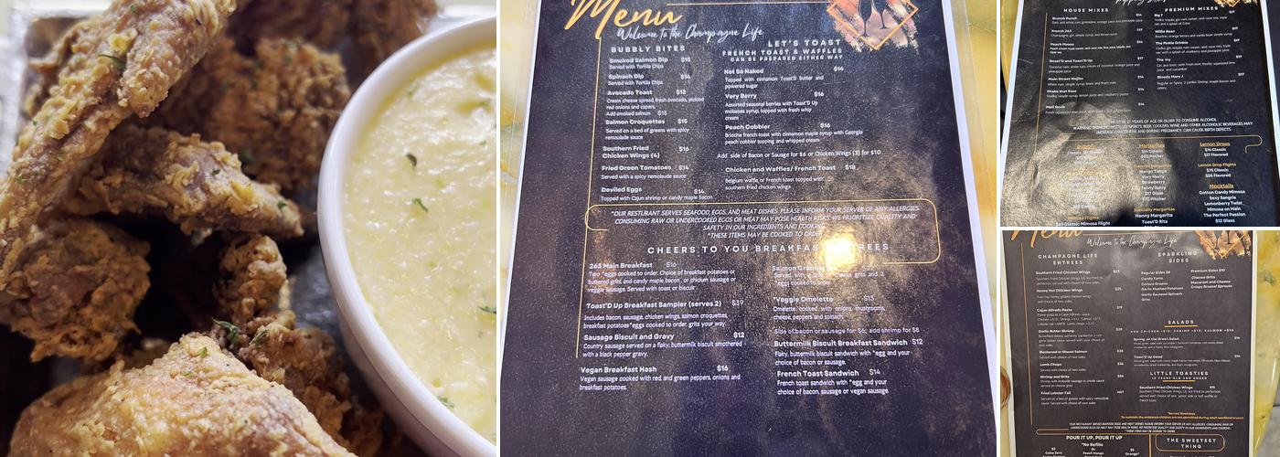 Toast'D Up Breakfast, Brunch and Events Menu