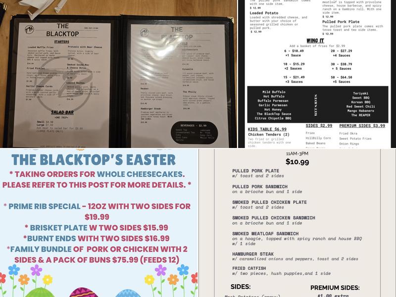 The BlackTop Menu