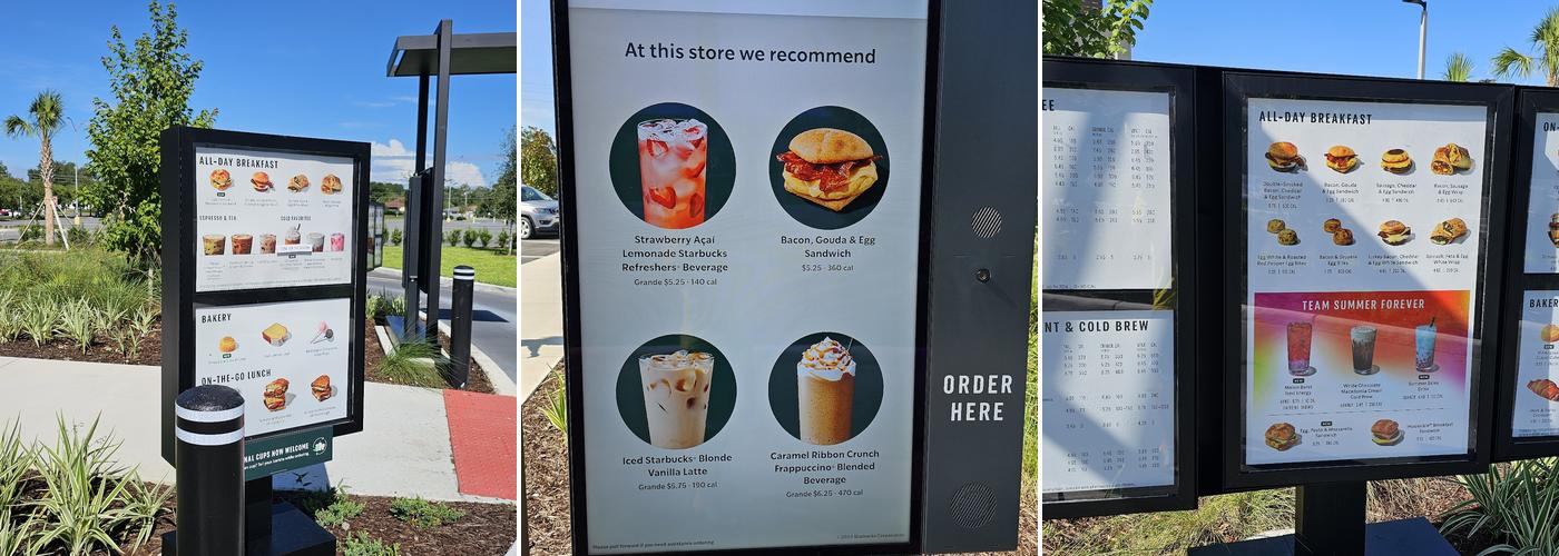 Starbucks Menu