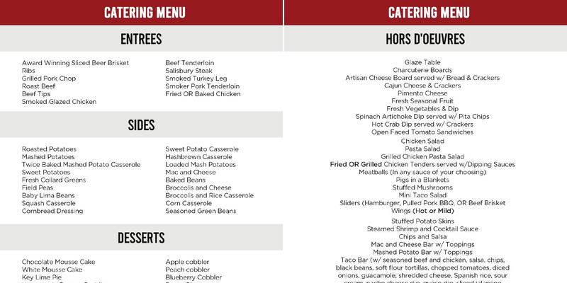 UncleE'sBBQ LLC Menu