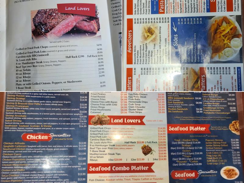 The Copper Kettle Menu