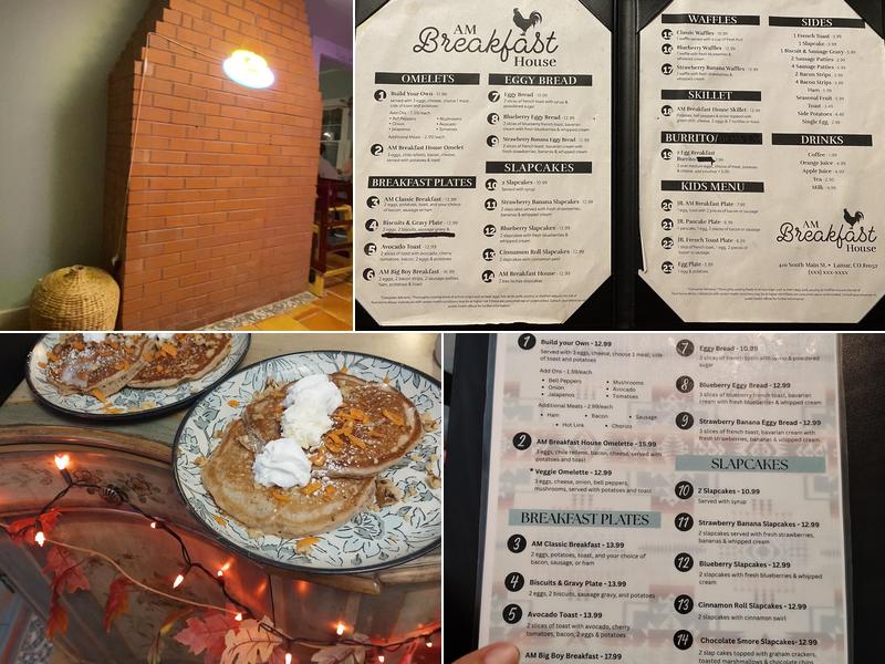 AM Breakfast House Menu