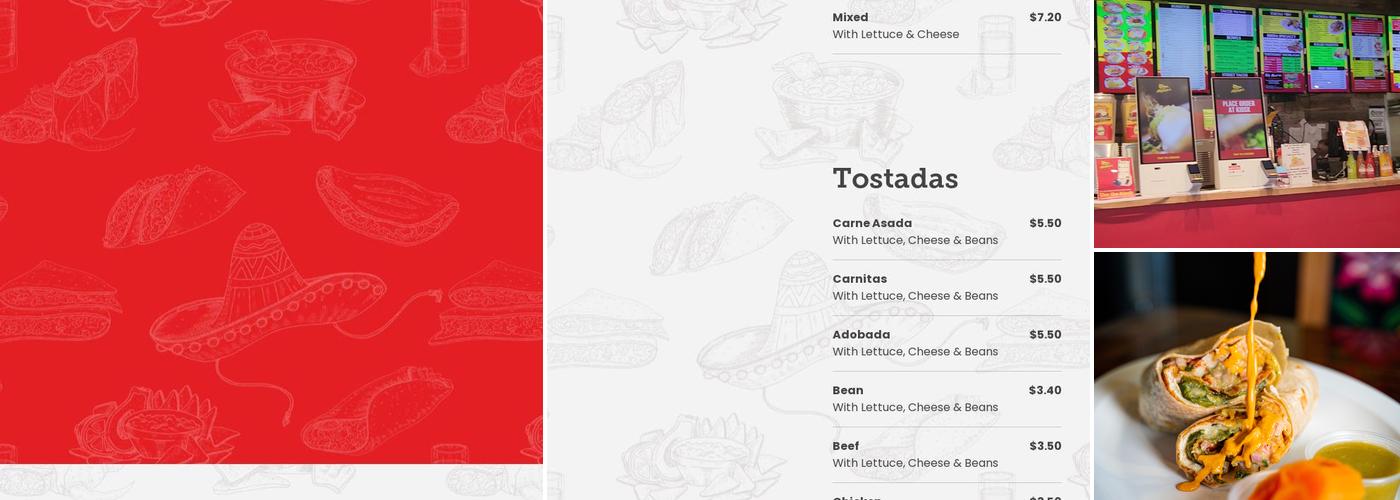Abelardo's Mexican Fresh Menu