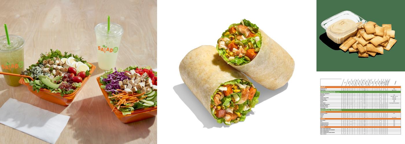 Salad and Go Menu