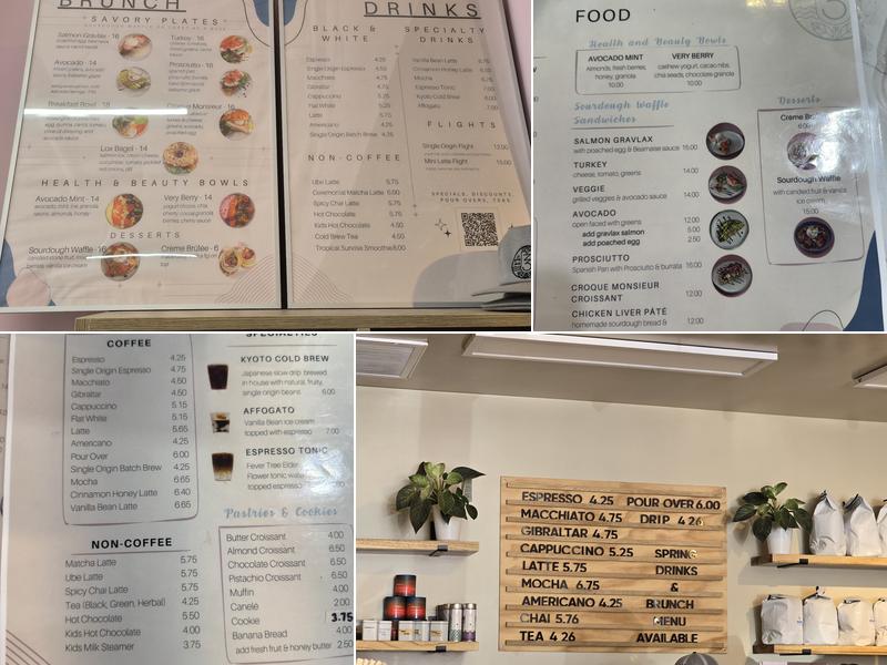 1 Oz Coffee & Food Menu