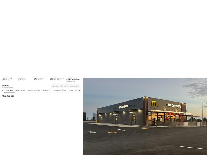 McDonald's Menu