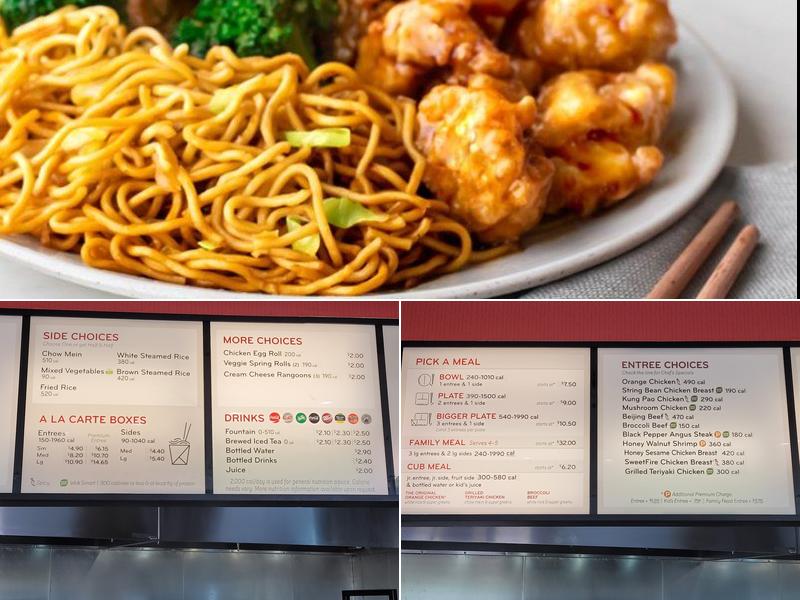 Panda Express Menu