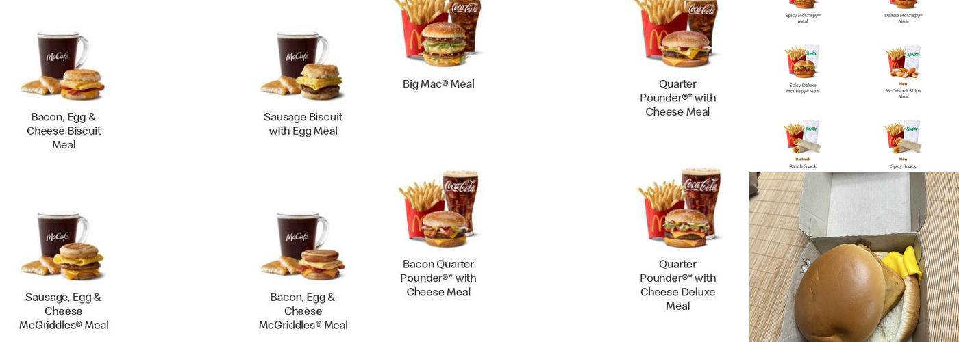 McDonald’s Menu