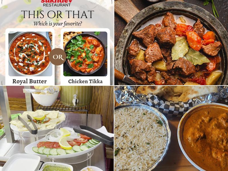 Sukhdev Restaurant Timmins Menu