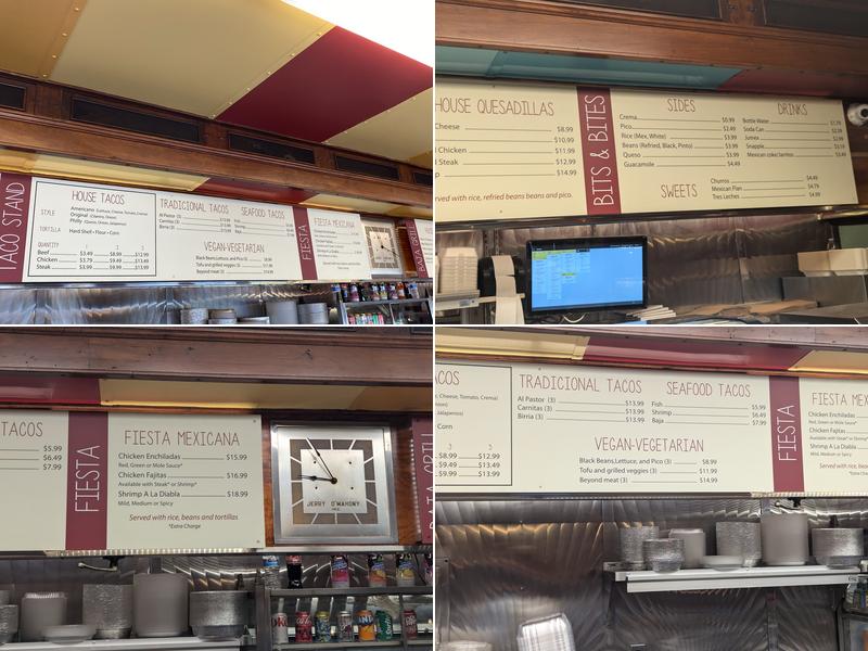 Taco Mar Malvern - Frazer Menu