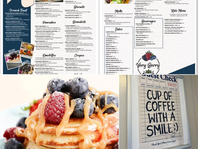 Very Berry Brunch Menu