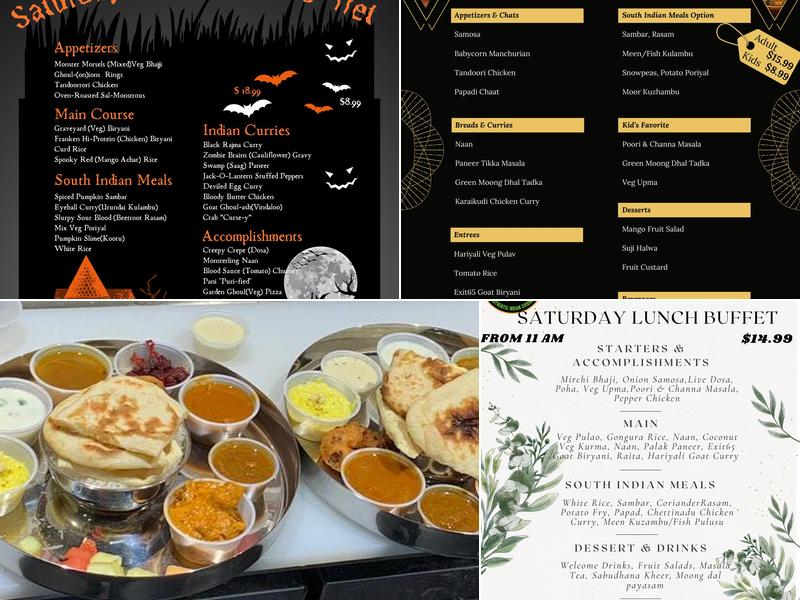 VANAKKAM PDX Menu