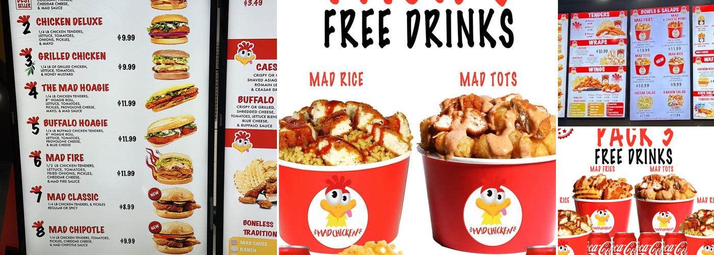 Mad Chicken Menu