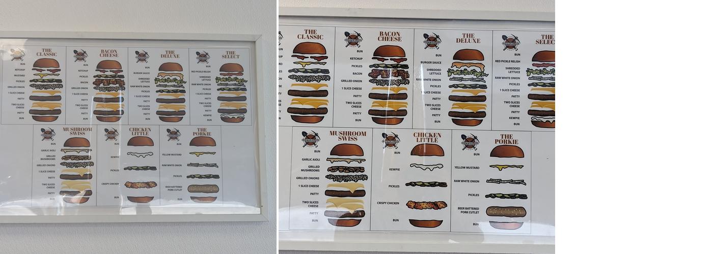 Copperline Smashburger! Menu