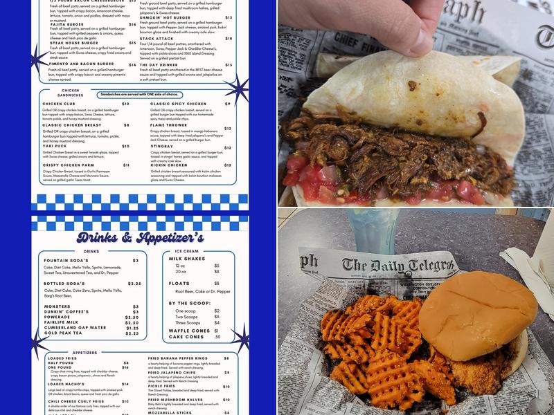 Tasha's Restaurant Menu