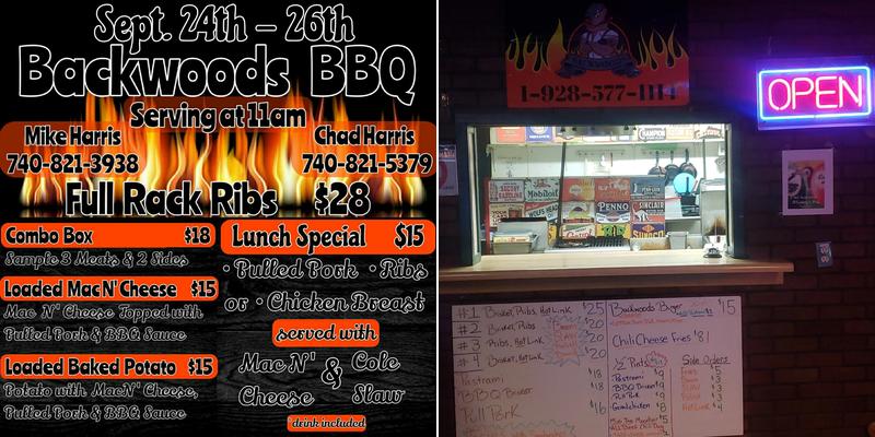 BACKWOODS BBQ Menu