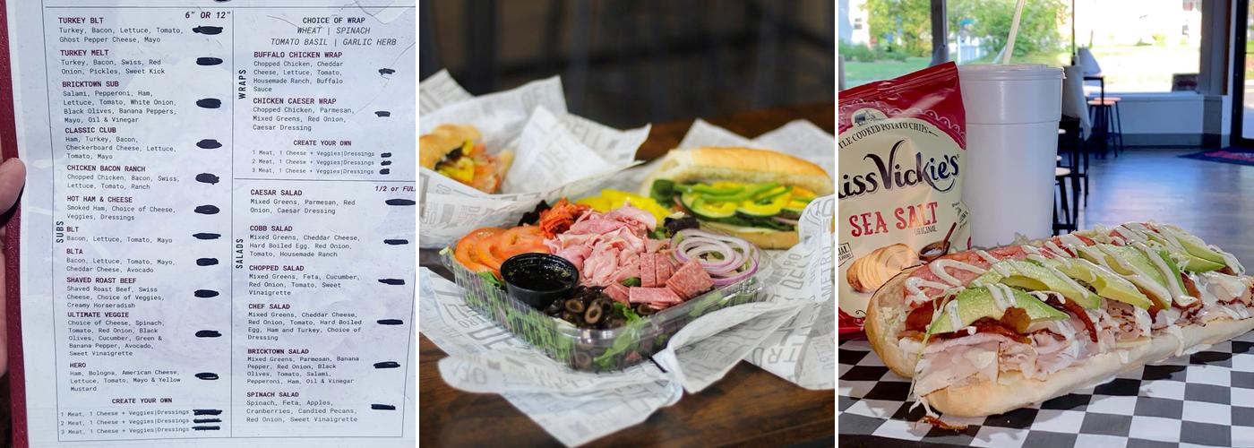 BricktownSubs Menu