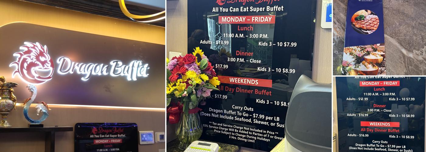 Dragon Buffet Menu
