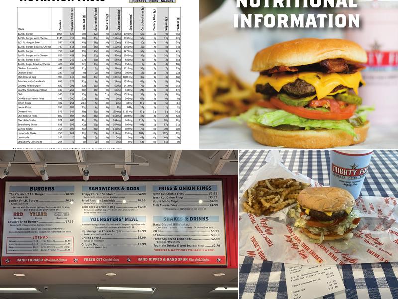 Mighty Fine Burgers Menu