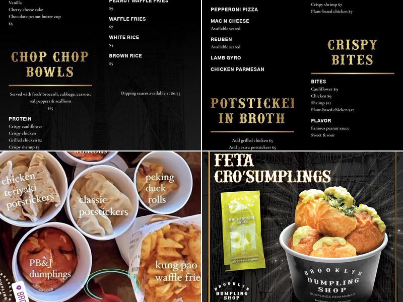 Brooklyn Dumpling Shop Menu