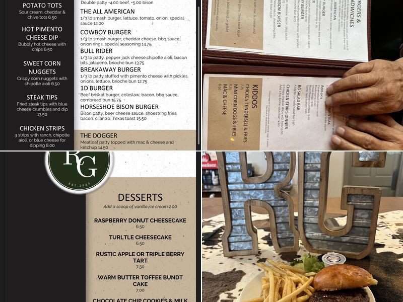 Rodeo grounds Menu