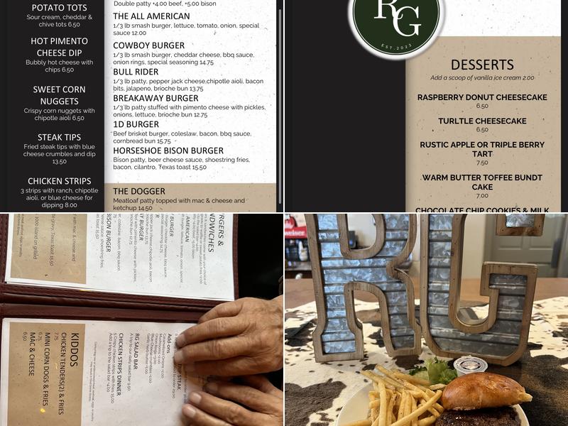 Rodeo grounds Menu