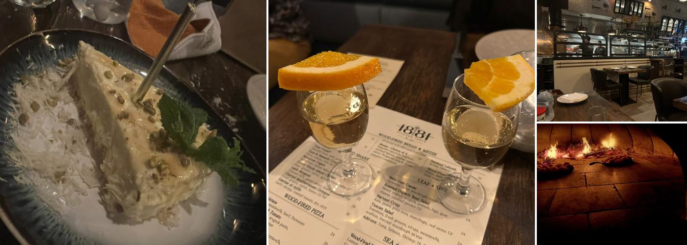 1881 Kitchen Table Menu