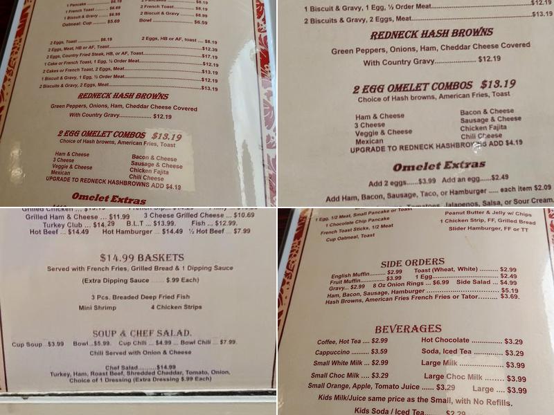 Fairmont Diner 2 Menu