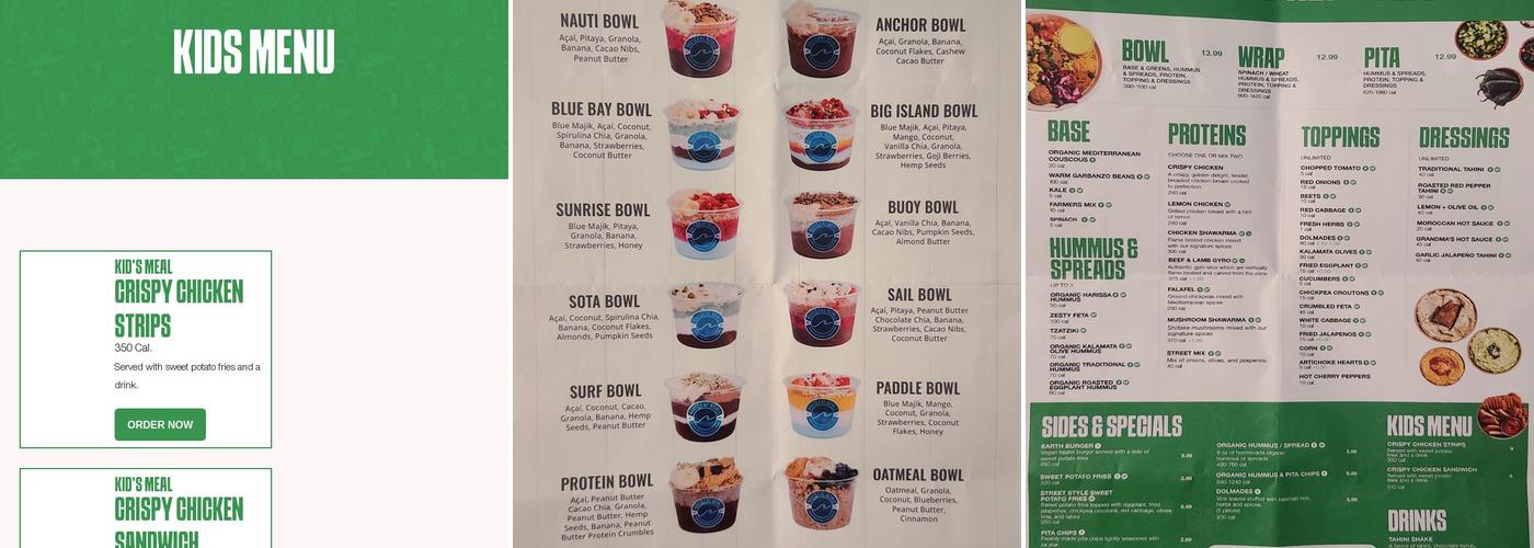 Hummus Republic Menu