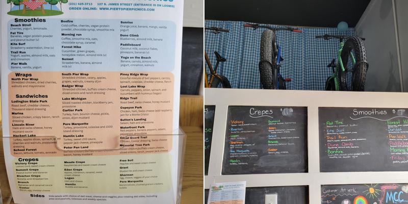 Pier to Pier Picnics, Inc. Menu