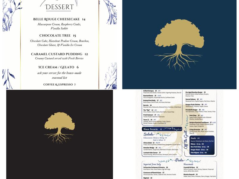 Oak & Vine Menu