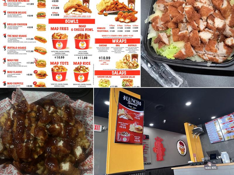 Mad Chicken Menu