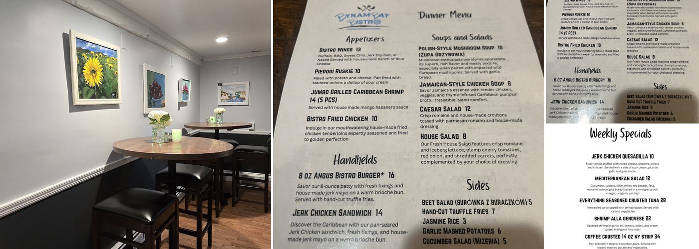Byram Bay Bistro Menu