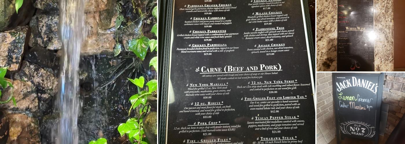 Moustos Pasta and Grill Menu