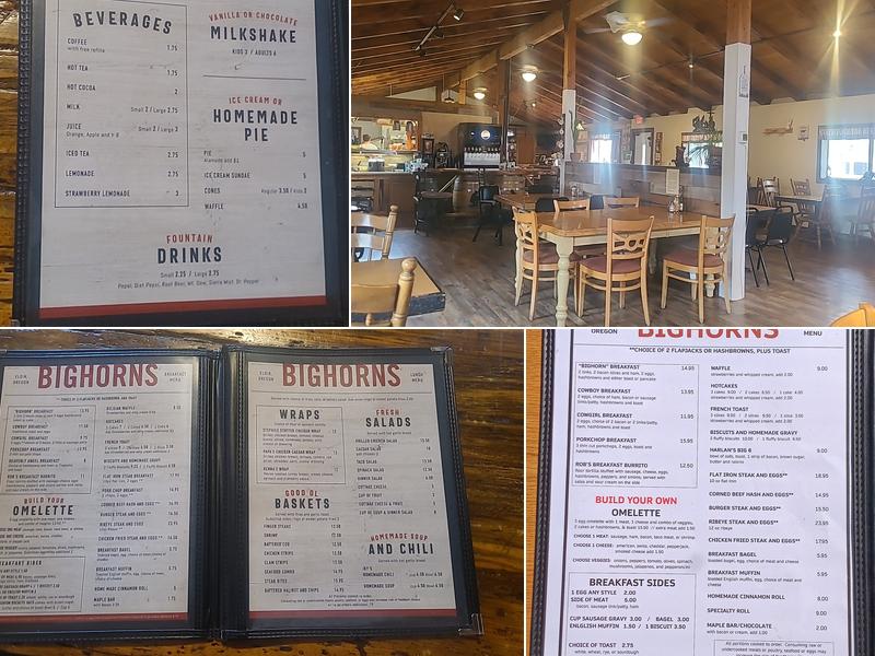 Big Horns of Elgin Menu