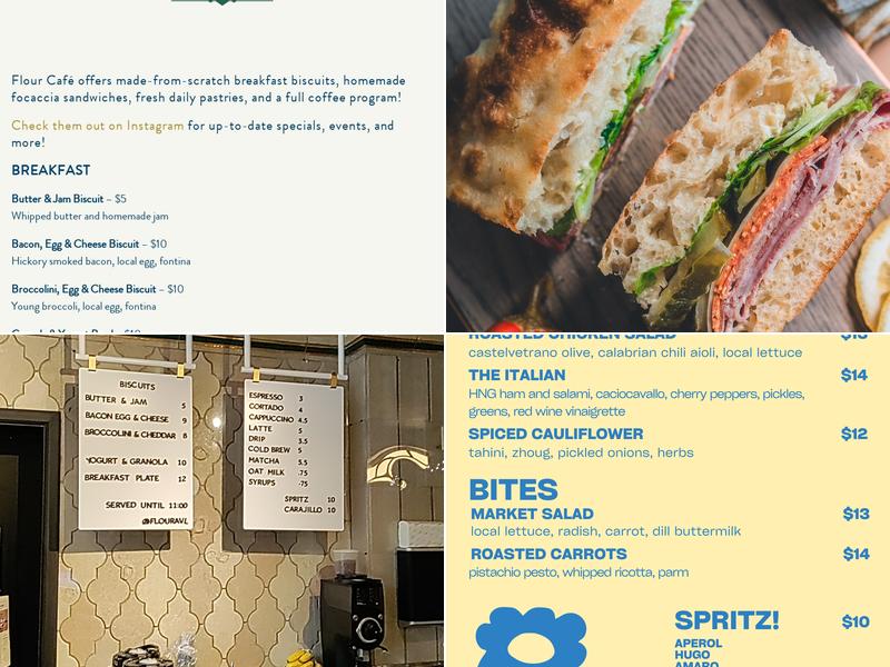 Flour Menu